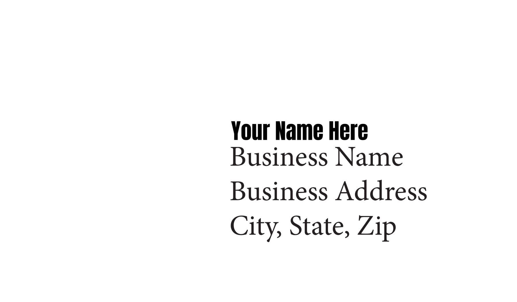 Test Business Card —